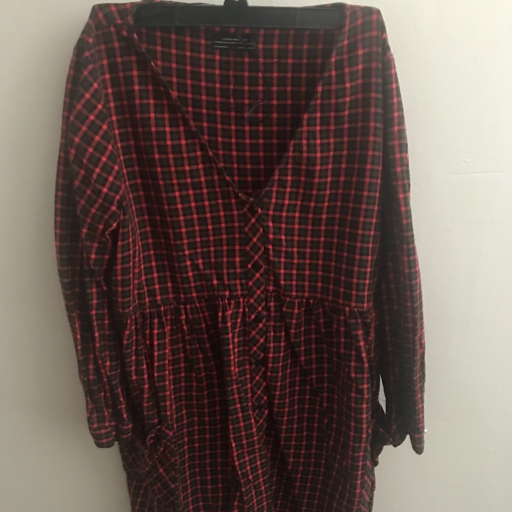 Flannel type dress